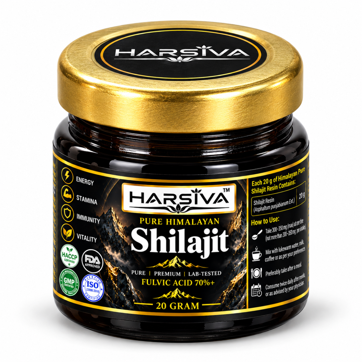 Himalayan Pure Shilajit Resin 20 g