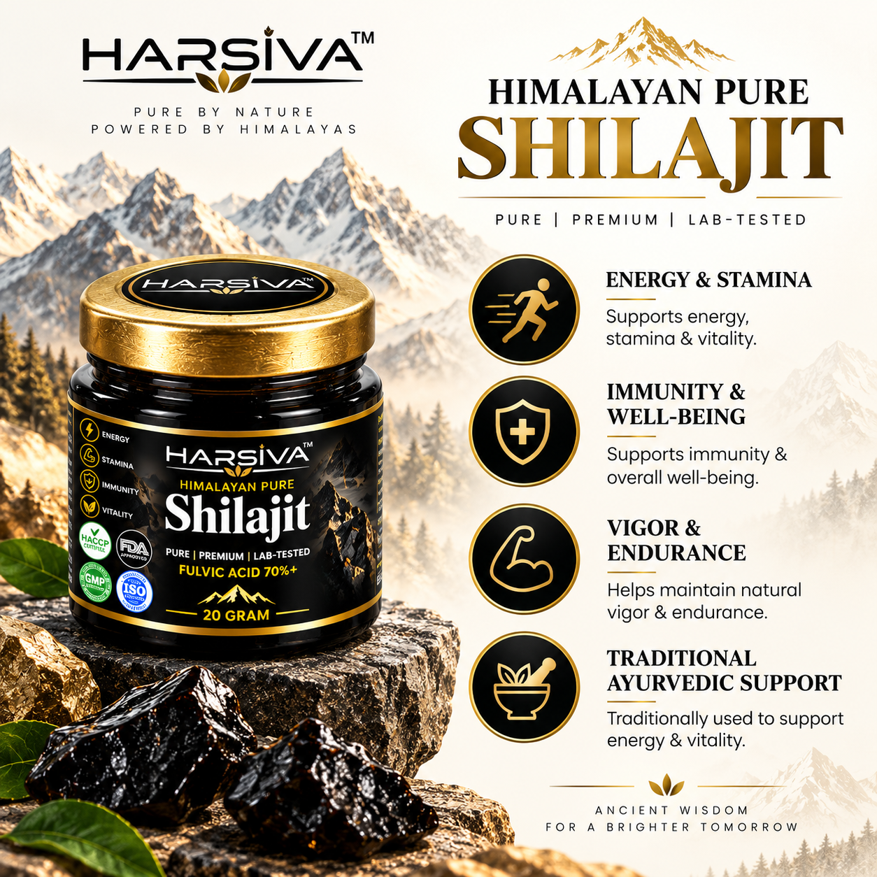 Himalayan Pure Shilajit Resin 20 g - Image 2