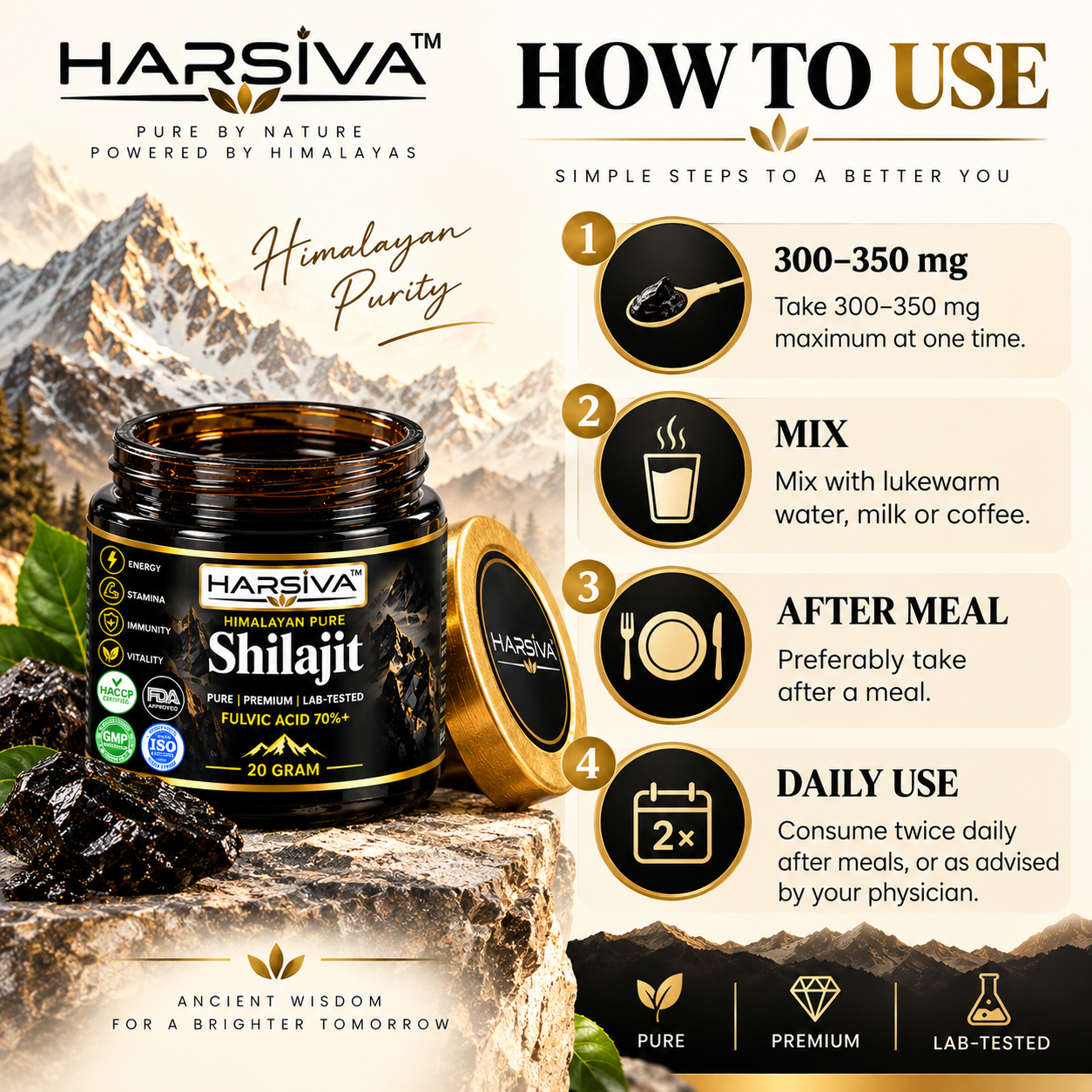 Himalayan Pure Shilajit Resin 20 g - Image 4