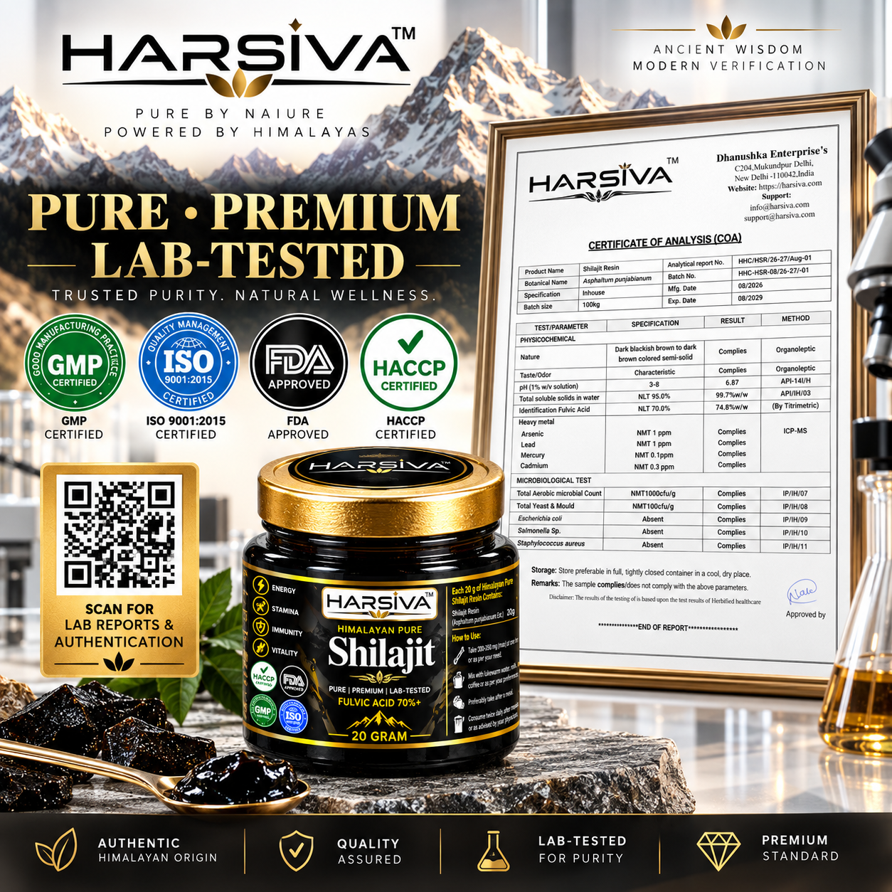 Himalayan Pure Shilajit Resin 20 g - Image 5