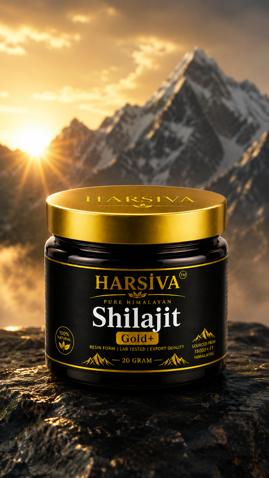 Himalayan Shilajit Gold+ Resin 20g